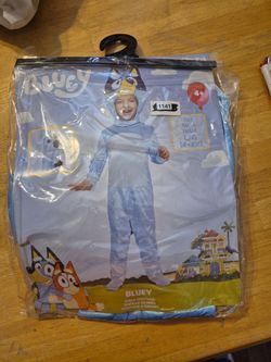 Bluey Child Costume Size L/G (4-6X)