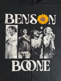 Benson Boone Black XL Concert T-Shirt