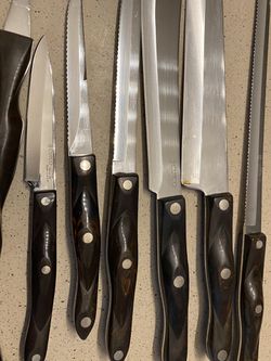 Cutco No. 1722 Butcher Knife and No. 1725 French
