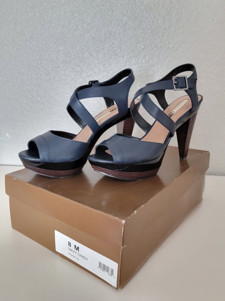 Navy Blue High Heels