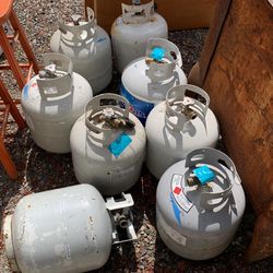 Empty Propane Bottles