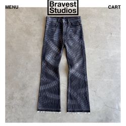 Black Bullet Flare Denim Size 30