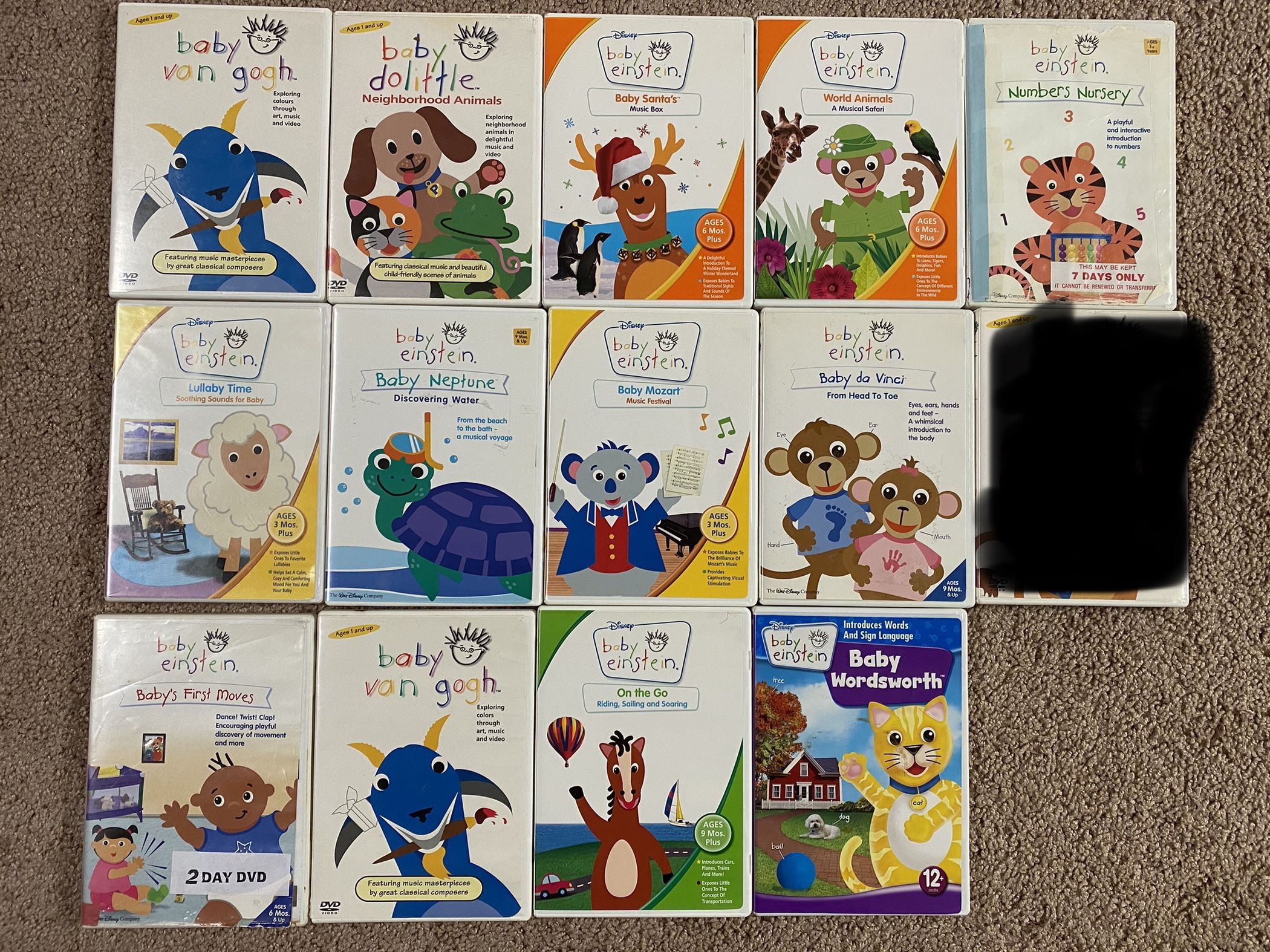 Baby Einstein DVDs $5 Each