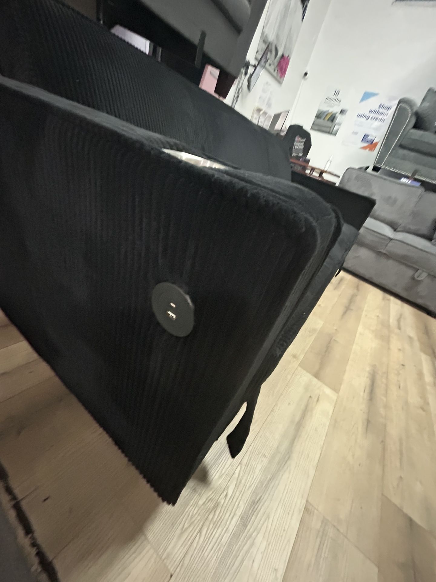 Sofa Bed Convertible With Cup Holder And USB Port