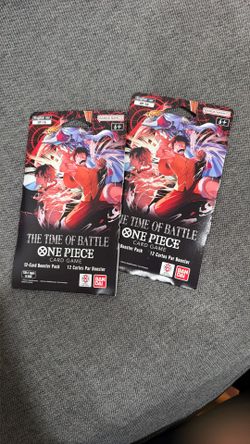 One Piece Time of Battle Card Booster Packs