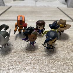 Overwatch Miniatures - Bastion, DVa, Hanzo, Genji, McCree, Sombra