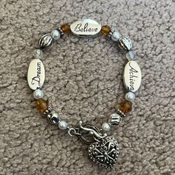 Crystal Beaded Bracelet Vintage