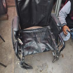 Nice Wheelchair In Good Condition With Leg Attachments