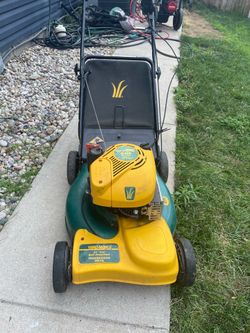 MTD button start lawnmower
