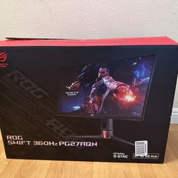 Asus PG27AQN 27” Gaming Monitor Brand New (IPS/ 1440p/ 360HZ) for Sale in  Pasadena, CA - OfferUp