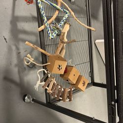 Bird Toys And Sticks 