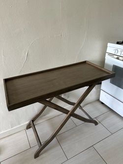 Gray Folding Table