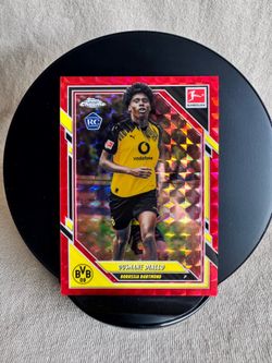 2025-26 Topps Chrome Bundesliga Ousmane Diallo #20 Red Geometric RC #/5