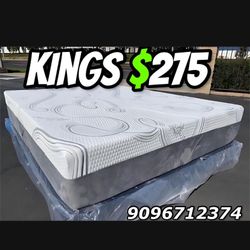 King Organic Hybrid Cool Gel Memory Foamm Matres!