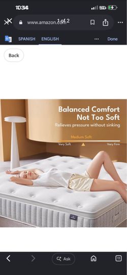 King size mattress 14in brand new in the box