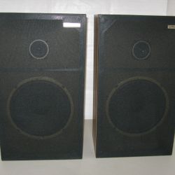 Vintage Pioneer CS-G103 Stereo Speakers 2-Way Large Bookshelf/Floor