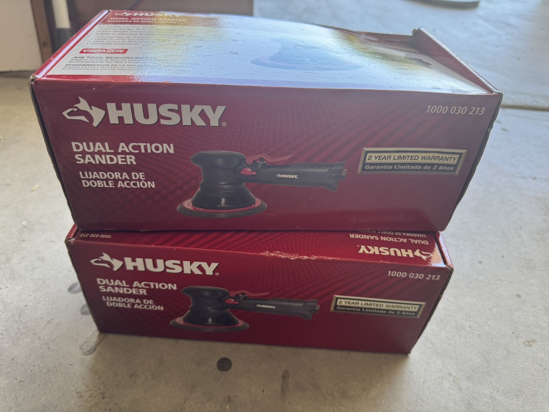 Husky 6 in. Dual Action Sander (Quantity:2)
