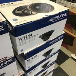 Alpine 12 Inch Subwoofer On Sale For 79.9