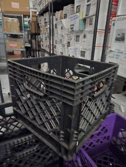 Milk Crate Plastic 13" X 13" X 11"