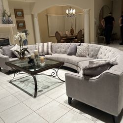 Antique Bronze And Glass Coffee Table Rectangle ,  250$OBO