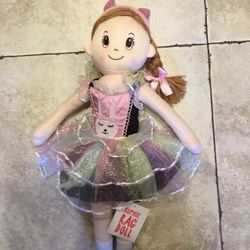 Sophie Ragdoll With Easter Bunny Ears And Tutu New With Tags Great Easter Basket Gift 