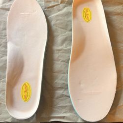 Men’s Large Supportive comfort Insoles By Mt. Emey.  Never Worn 