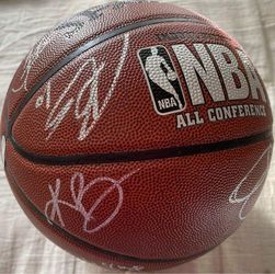Kobe Bryant & 2007-08 LA Lakers team signed NBA basketball JSA
