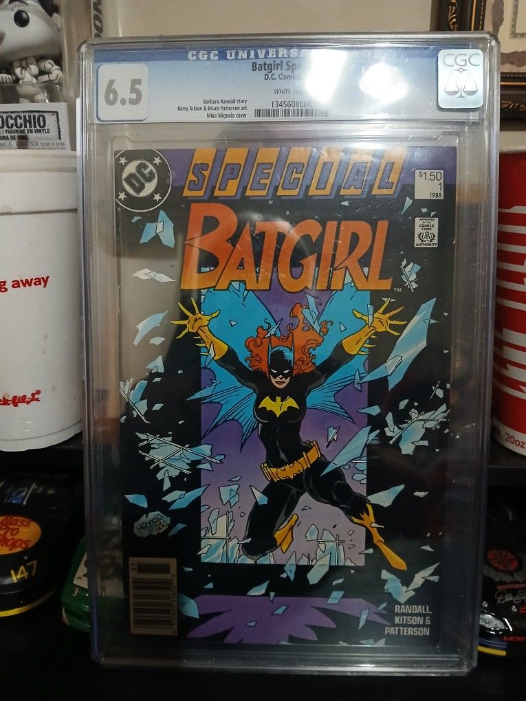 Brand New 1988 Special #1 Batgirl 6.5 GRADED White Pages CGC Grade Comic Book