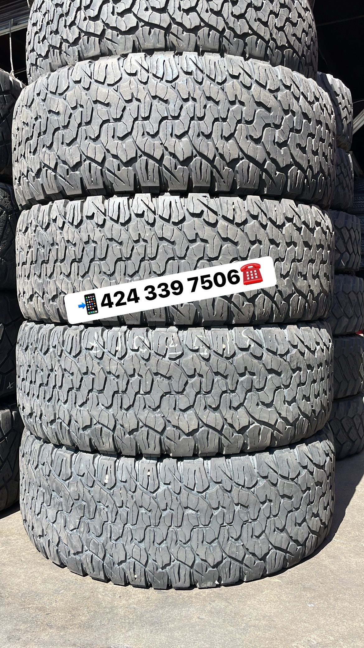 Vendo Un Set De Llantas LT 315/70R17 Marca BFgoodrich