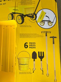 Stanley Jr. Wagon and Garden Tool Set