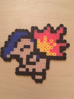 Pokemon Cyndaquil Pixel Art