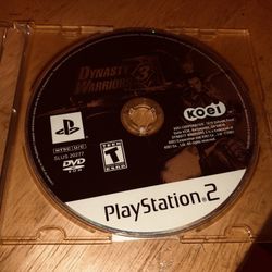 PS2 Game Dynasty Warriors 3 
