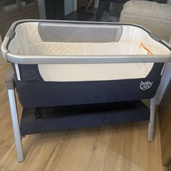 Baby Joy Blue Bedside Bassinet 