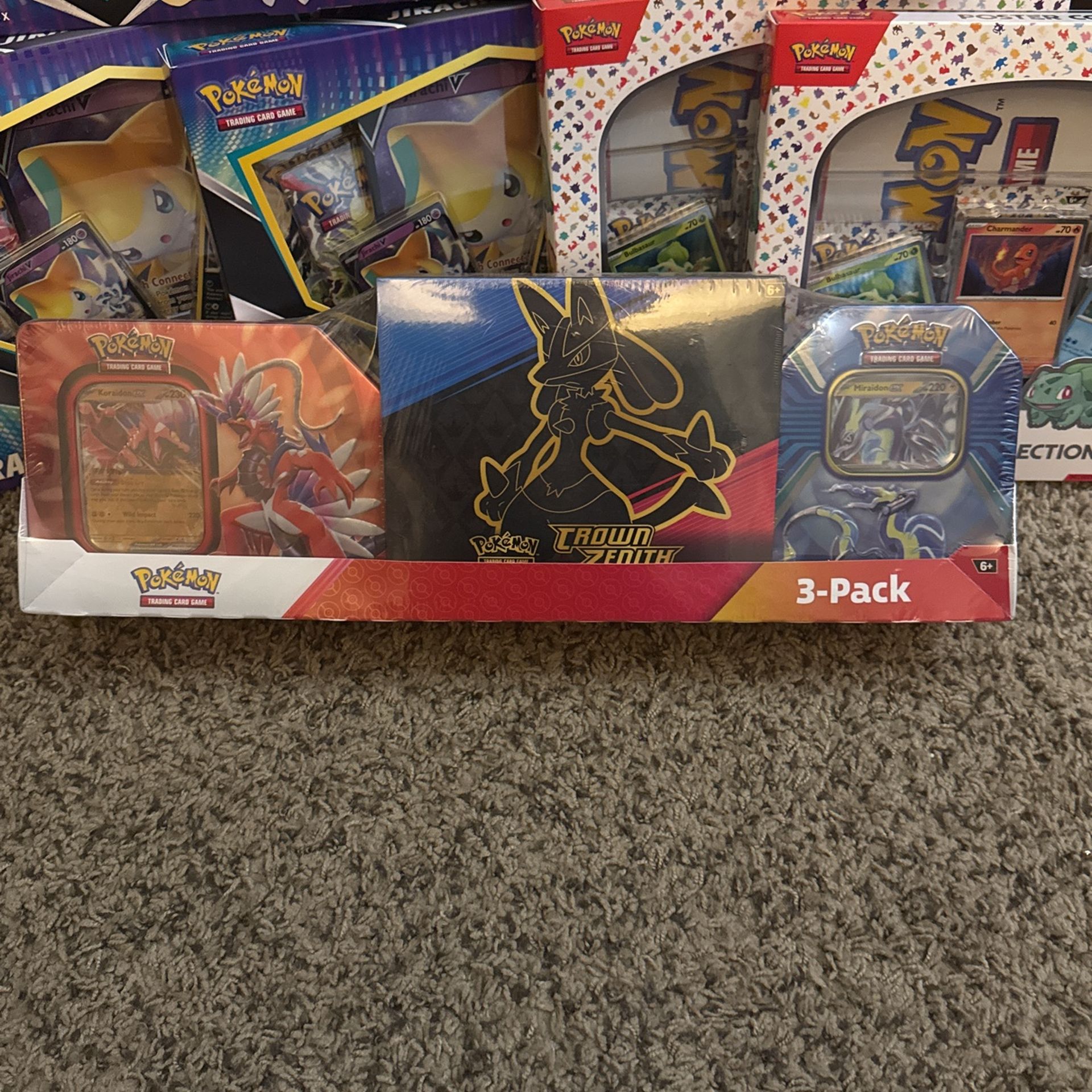 Pokemon Crown Zenith ETB With Koraidon EX & Morison EX 3 Pack