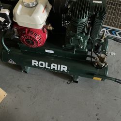 Rolair 9 Gal Twin Tank Compressor 