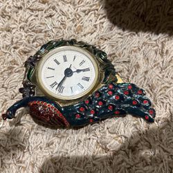 Peacock Clock 