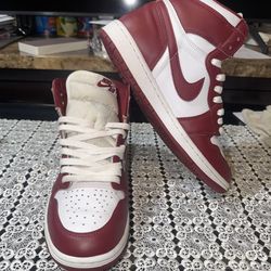 Air Jordan 1 Retro OG High Artisanal Red Nike Maroon 8 Men’s NO BOX VERY CLEAN