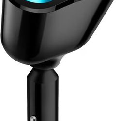 Car Cigarette Lighter Splitter, 2-Socket Cigarette Lighter Adapter with LED Voltmeter, Dual USB QC3.0 Type-C 20W PD Fast Car Charger, 12V/24V Splitter