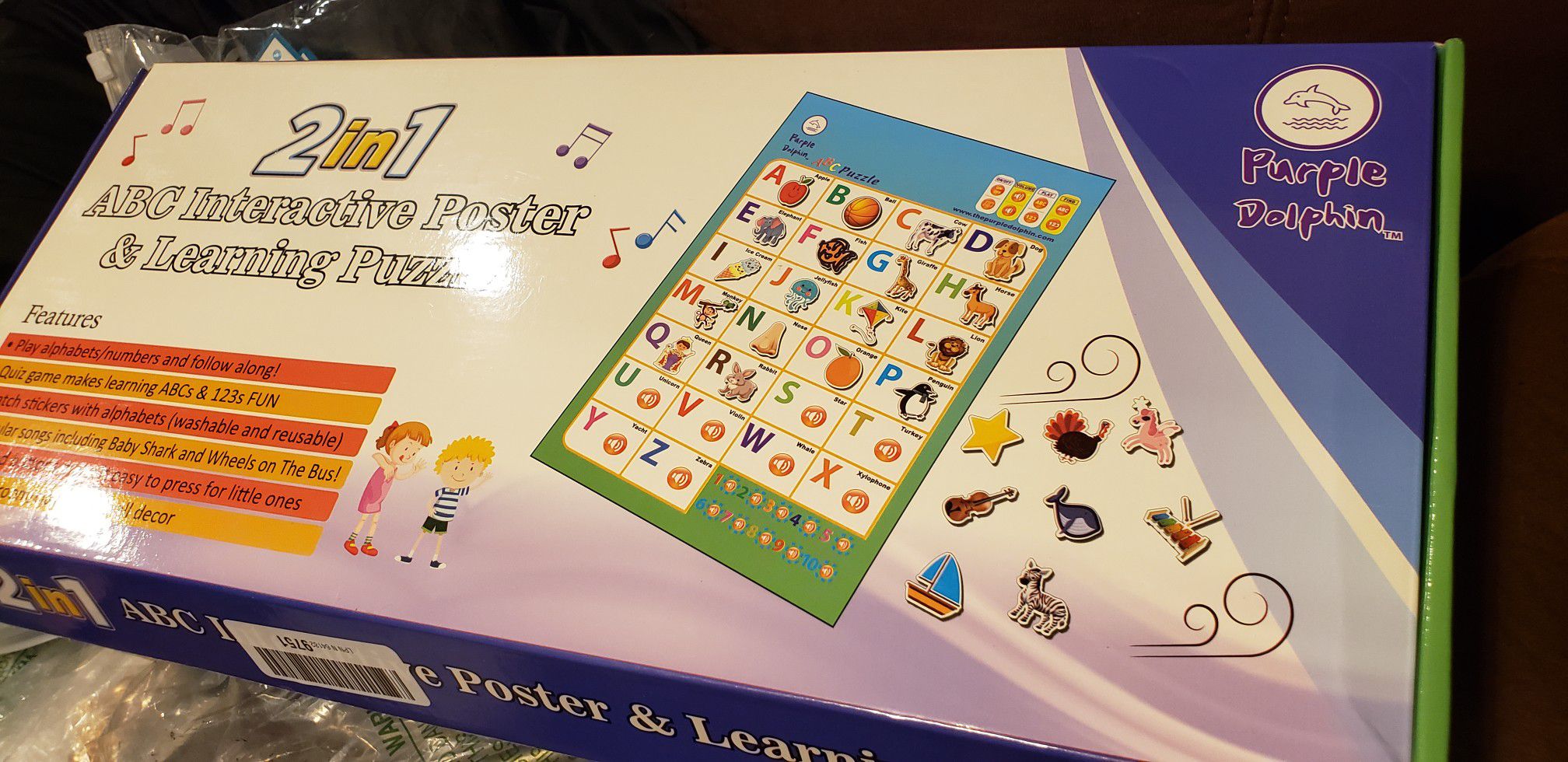 2in1 ABC Interactive Poster & Learning Puzzle