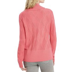 Brand New Nic&Zoe Coral Cable Knit Sweater - Size Medium