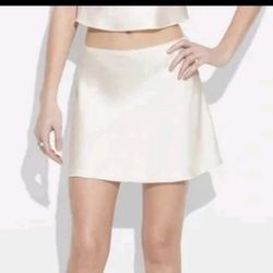 Wild fable target satin skirt ladies