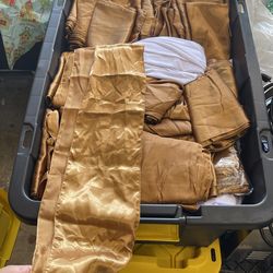 Gold Chair Ties For Wedding, Quince, Party Supplies 