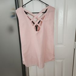 Coral pink top