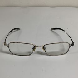 Nike with Flexon 4068 001 ~ Men's Black Chrome Eyeglasses Frame ~ 49[]18 140