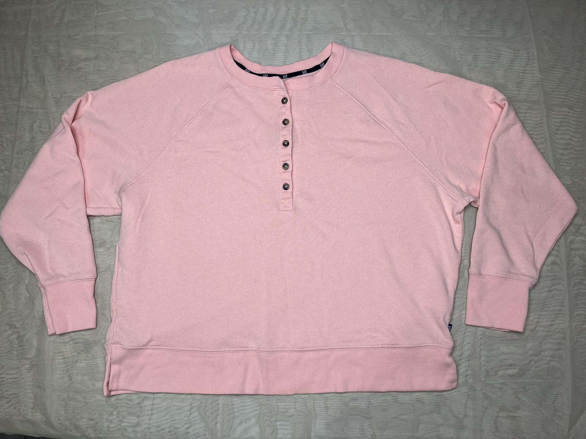 Gap peach pink long sleeves sweatshirt size XL women’s
