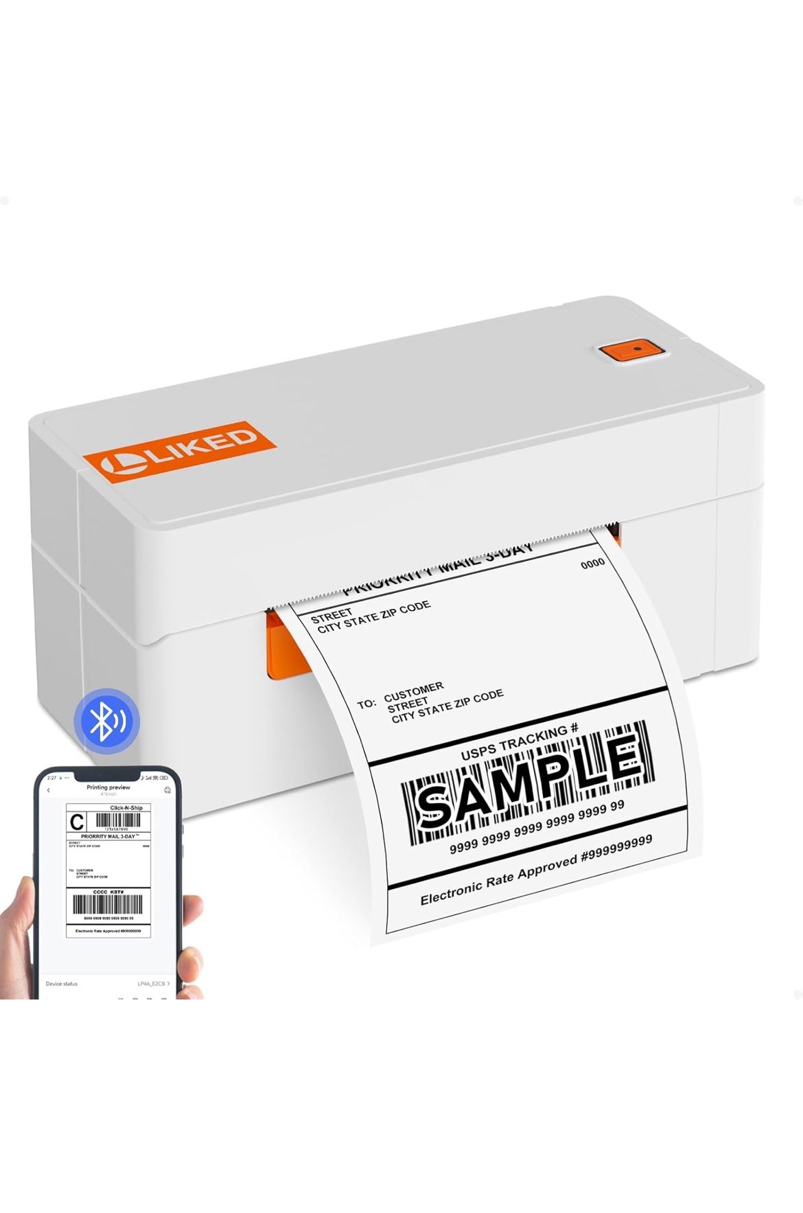 L LIKED Wireless Shipping Label Printer