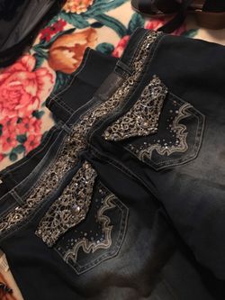 New Sound girl boot cut washed look jeans sz 24