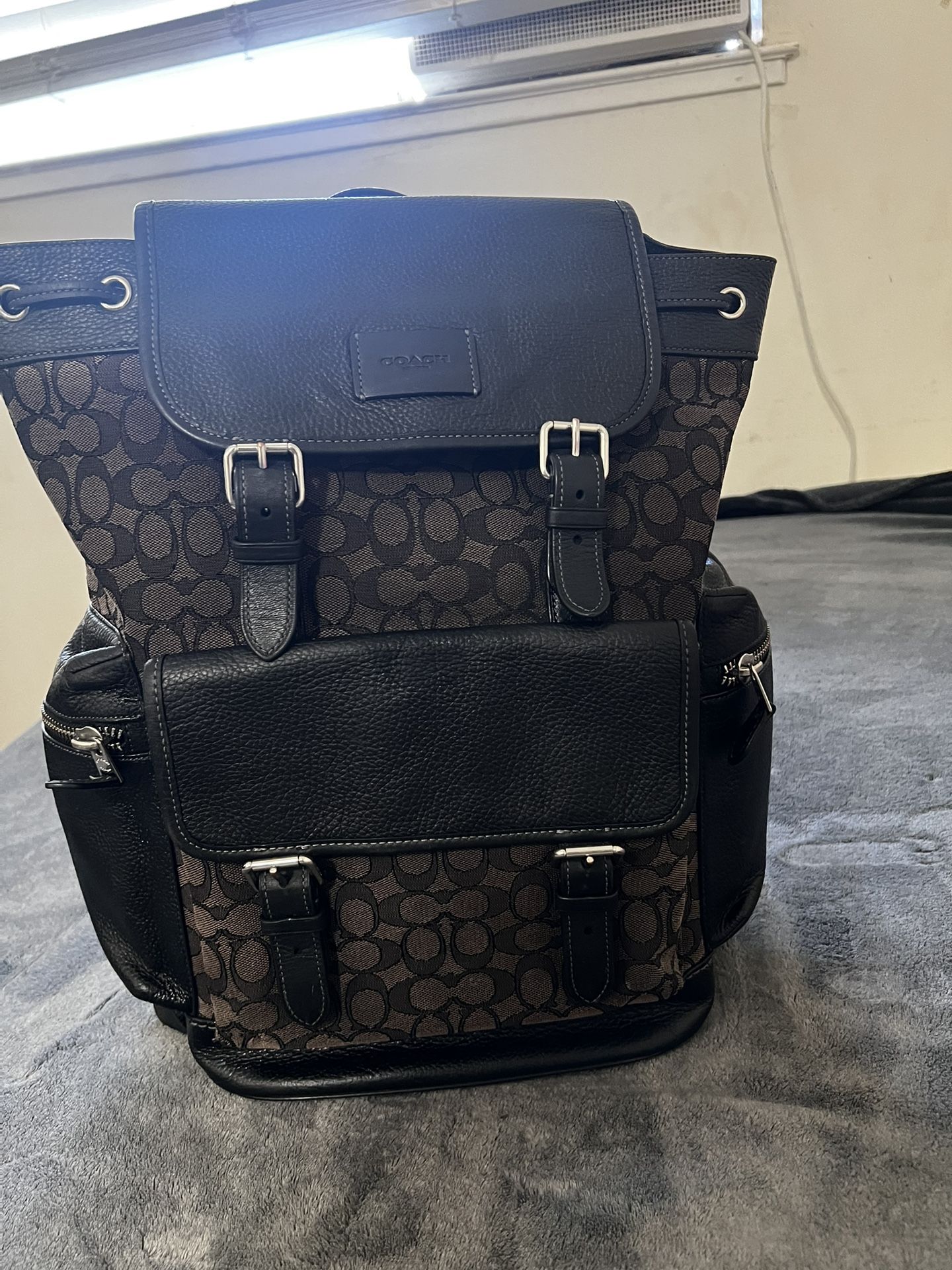 coach men backpack