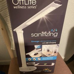 New OttLite Wellness Series Emerge LED Sanitizing Lamp