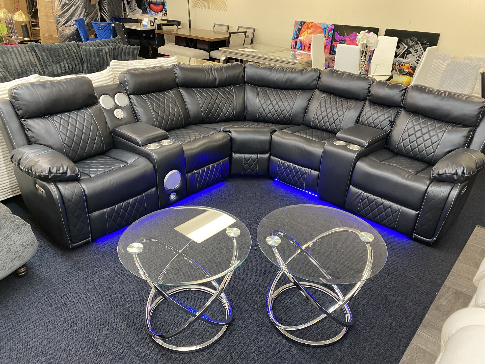 New Black Power Sectional